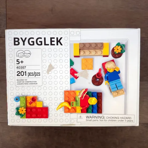 New 201-Piece LEGO Building Set For Ages 5+ By IKEA & LEGO Bygglek
