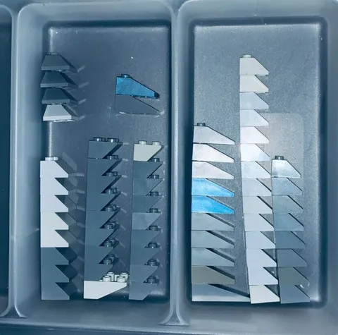 Lego Slope Lot of 64 Gray 45° 2x1 2x22x4 1x4 Inverted 1x3 25° 2x1 3x2 2x2 Corner