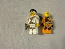 LEGO Ninjago Zane & Skylor Minifigure Lot Genuine LEGO White Ninja
