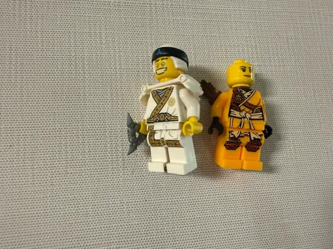 LEGO Ninjago Zane & Skylor Minifigure Lot Genuine LEGO White Ninja