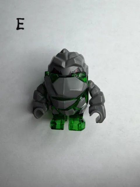 Lego Boulderax Rock Monster Minifigure Trans-Green Power Miners 8957 Pm001