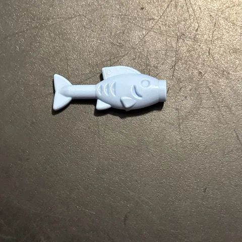 LEGO Minifigure Animal - Bright Light Blue - Fish