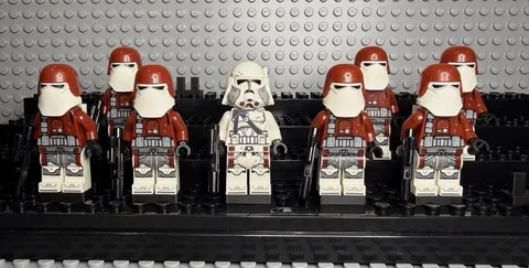 LEGO Star Wars Clone Trooper Lot – Commander Bacara + 7 Galactic Marines MINT!!!