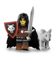 Lego Wolfpack Beastmaster Minifigure w/ Wolf (series 27 CMF) New In Box Castle
