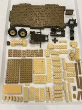 LEGO Tan Gold Dark Brown Blocks Pieces Vehicle Elements  Lots