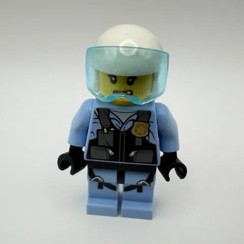 LEGO Police Part cty1208 - Rooky Partnur, Jet Pilot w/ helmet - 1pc