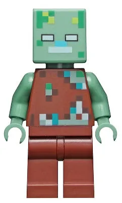 LEGO® Minifigure Minecraft min088 Drowned Zombie