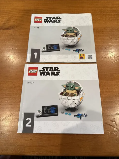Lego Star Wars Grogu with Hover Pram 75403 Manuals Only