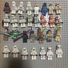 LEGO Star Wars Minifigure Lot 30 Figures Genuine Weapons Included
