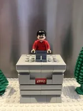 LEGO Pops Racer Minifigure Speed Racer 8161 sr011 - Rare Retired Minifig