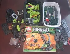 Lego Ninjago Set #9457 Fangpyre Wrecking ball Incomplete no mini figs w/manuel