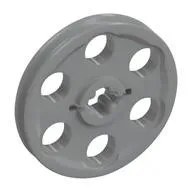 LEGO Part 4185 - Light Bluish Gray Technic Wedge Belt Wheel [aka Pulley]