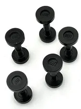 Lego 5 New Black Wheels Skateboard Trolley Parts