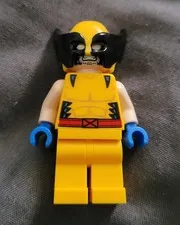 Lego Wolverine 76202 Mask Blue Hands Super Heroes Minifigure