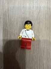 Lego Minifigure Town Male White Zipper Jacket Zip035 9364 Hospital