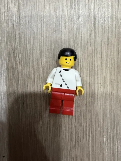 Lego Minifigure Town Male White Zipper Jacket Zip035 9364 Hospital