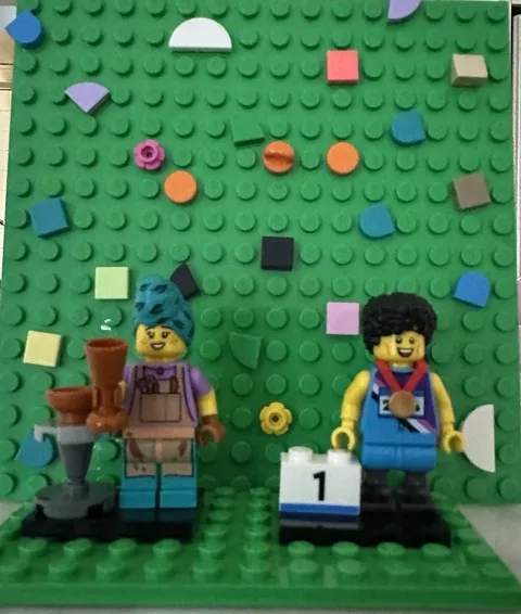 LEGO Minifigures Series 24 and 25 Lot of 2 Minifigures w/ Accessories 