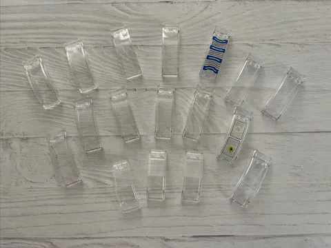 LEGO LOT 17 PCS TRANS CLEAR COCKPIT WINDSCREEN WINDSHIELD HINGE BUILDING PIECES