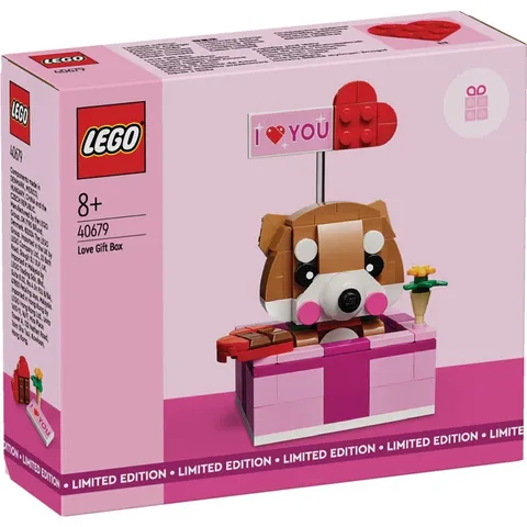 LEGO Love Gift Box 40679 Shiba Inu Dog Heart Valentine Gift 159 Pieces