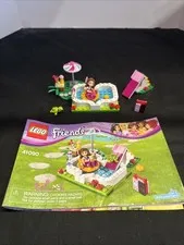 Lego Friends (41090) - Olivia’s Garden Pool - w/Manual 99% Complete