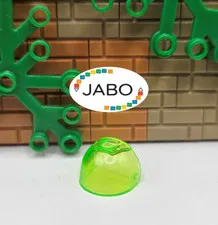 (S10 /13/1) Lego 89159 Helmet Visor Visor Large Trapezoid Area Trans-Green
