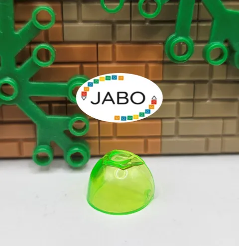 (S10 /13/1) Lego 89159 Helmet Visor Visor Large Trapezoid Area Trans-Green