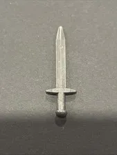 Lego Flat Silver Greatsword Great Sword Pointed Minifigure Weapon Part # 18031