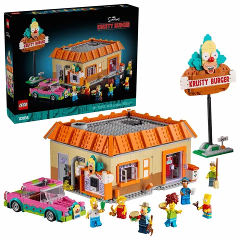 LEGO Icons the Simpsons Krusty Burger 10352 Brand New & Sealed ( No Damage)