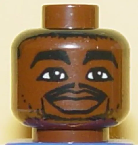 LEGO Minifigure, Head NBA Chris Webber Pattern inv.657