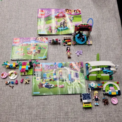 Lego Friends Lot Sets all missing few pieces. 41088/41330/41123