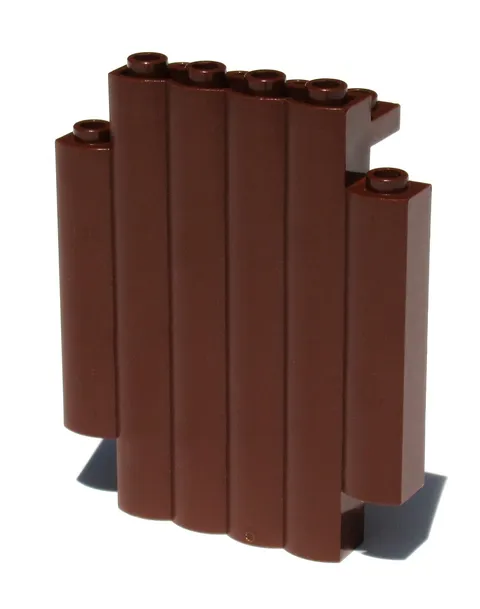 LEGO 30140 Brown Panel 2 x 6 x 6 Log Wall Profile Palisade Western Fort Part