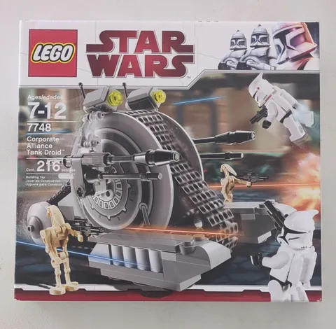 LEGO Star Wars Clone Wars 7748 Corporate Alliance Tank Droid 216pc Box