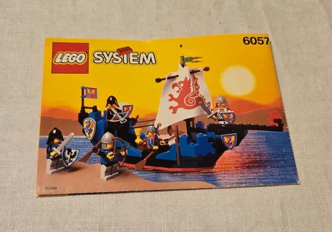 LEGO 6057 CASTLE: Sea Serpent - 100% + instructions NO BOX