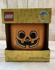 LEGO Pumpkin Storage Head Small Size Container NEW IN BOX🔥