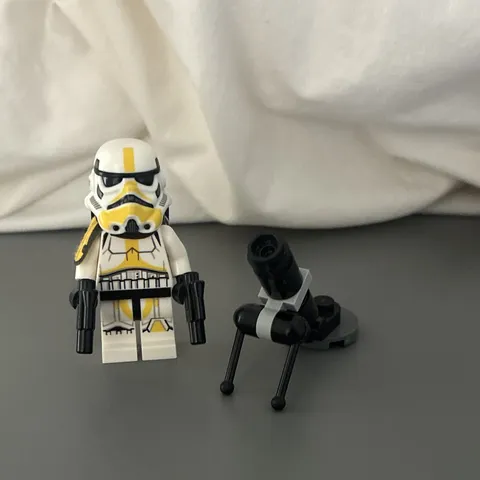 LEGO Star Wars Artillery Storm Trooper Minifigure w/Jetpack/Artillery/2 Blasters