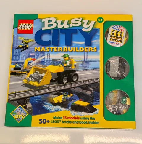 LEGO Busy City Masterbuilders 3058 CITY Masterbuilders 50+ pcs Stickers Box