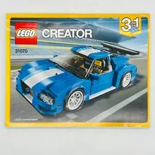 LEGO Creator 31070 Turbo Track Racer Instruction Manual ONLY
