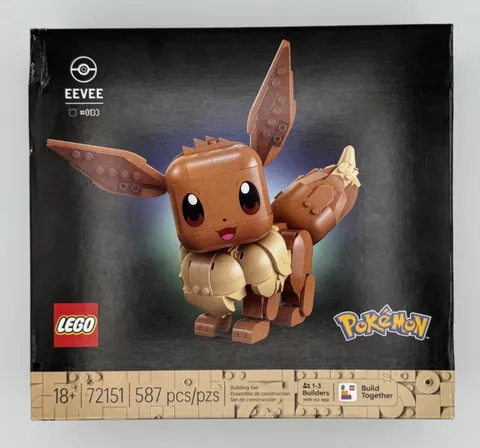 LEGO Pokemon Eevee 72151 Building Set 587 Pieces NEW Factory Sealed Box