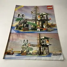 Vintage LEGO 6270 Forbidden Island - Instructions Manual 1989 - Good Shape!