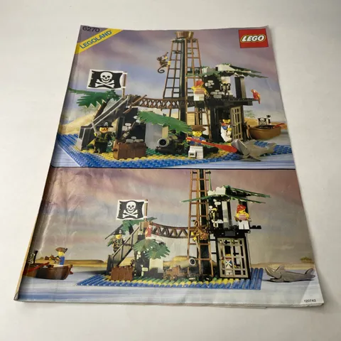 Vintage LEGO 6270 Forbidden Island - Instructions Manual 1989 - Good Shape!