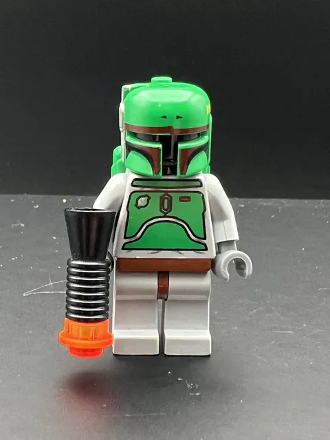LEGO Star Wars - Boba Fett (sw0002a) 2006 Bluish Gray Set 6209 6210