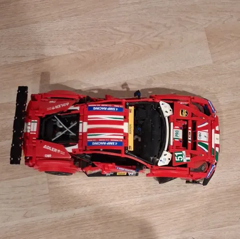 LEGO 42125 Technic Ferrari 488 GTE AF Corse #51 Built No Box Or Manual
