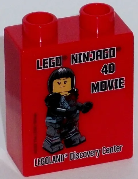 LEGO LEGOLAND Collectible Brick SPECIAL BRICK NINJAGO 4D MOVIE 2018 Discovery Center