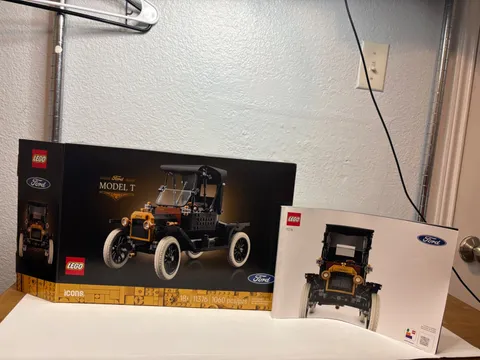 LEGO Icons Ford Model T (10327) Empty Box and Original Instruction Manual ONLY
