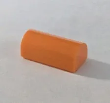 LEGO Parts - Orange Slope, Curved 1 x 2 x 2/3 Double - No 3563