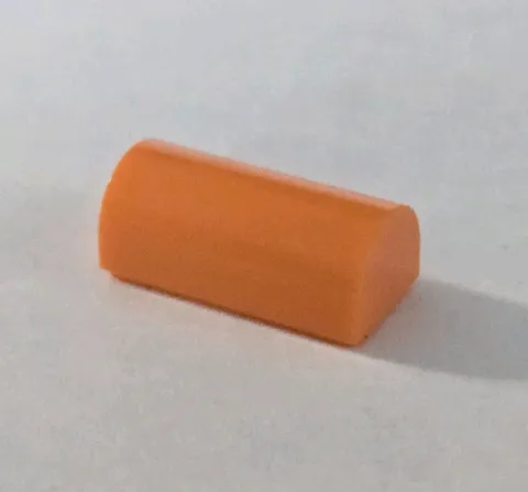 LEGO Parts - Orange Slope, Curved 1 x 2 x 2/3 Double - No 3563