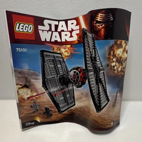 LEGO Star Wars 75101 Manual Booklet Illustrated Tie Fighter