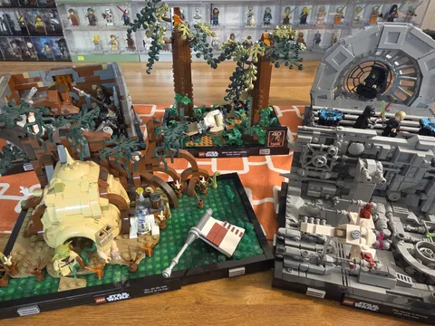 LEGO Star Wars Lot 5 Diaramas Dagobah 75330, Trash 75339, Trench 75329 READ!