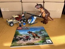LEGO Jurassic World 76941 Carnotaurus Dinosaur Chase 100% Complete w/ Manual