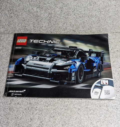 LEGO 42123 Technic Mclaren Senna Instruction Manual only NO BRICKS